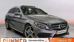 Gris Usado 2018 Mercedes C220 Familiar | 23.890 € (Buen precio)