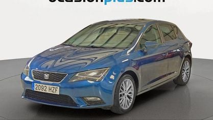 Usado Seat Leon Style 150 CV (110 kW) 2014 Azul Utilitario