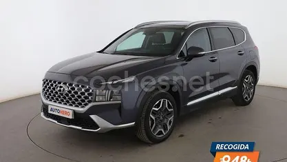 Gris Usado 2021 Hyundai Santa Fe SUV | 29.399 € (Precio justo)
