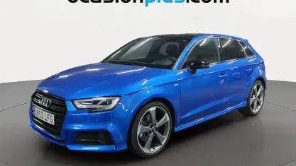 Usado Audi A3 Sportback S-Line 150 CV (110 kW) 2020 Azul Utilitario