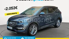 Azul Usado 2018 Hyundai Santa Fe Style SUV | 22.590 € (Precio justo)