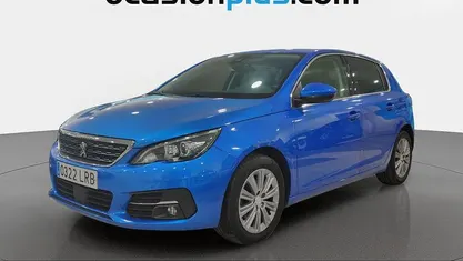 Usado Peugeot 308 Allure 131 CV (96 kW) 2021 Azul Utilitario