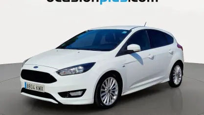 Usado Ford Focus ST-Line 125 CV (91 kW) 2018 Blanco Utilitario