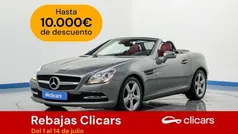 Gris Usado 2014 Mercedes SLK200 Descapotable | 16.990 € (Precio justo)