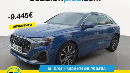 Usado Audi Q8 S-Line 340 CV (250 kW) 2024 Azul SUV