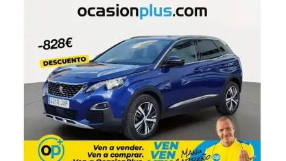 Occasion Peugeot 3008 GT-line 131 ch (96 kW) 2017 Bleue SUV