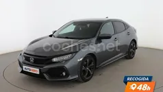 Gris Usado 2018 Honda Civic Sport Plus Berlina | 23.499 € (Precio justo)