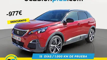 Rojo Usado 2017 Peugeot 3008 GT-line SUV | 12.213 € (Precio justo)