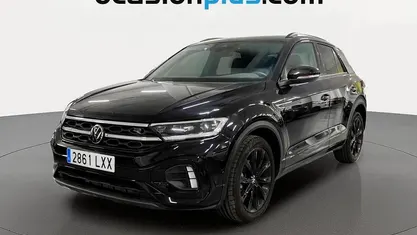 Usado VW T-Roc R-line 150 CV (110 kW) 2022 Negro SUV