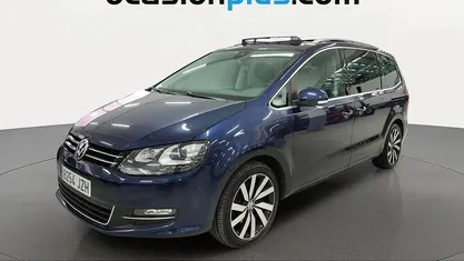 Usado VW Sharan Sportline 150 CV (110 kW) 2017 Azul Monovolumen