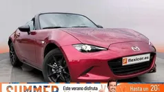 Rojo Usado 2023 Mazda MX5 Exclusive-Line Descapotable | 24.690 € (Precio justo)