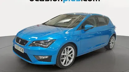 Usado Seat Leon FR 140 CV (102 kW) 2013 Azul Utilitario