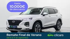 Blanco Usado 2019 Hyundai Santa Fe SUV | 26.490 € (Precio justo)