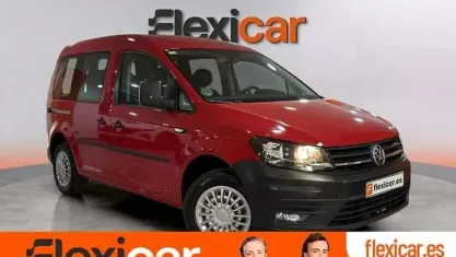 Usado VW Caddy Edition 102 CV (75 kW) 2020 Rojo Monovolumen