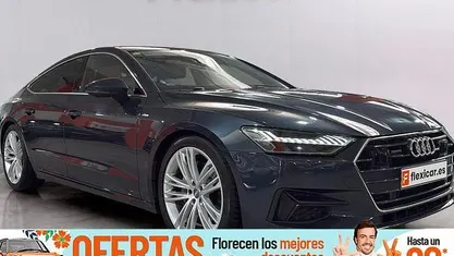 Usado Audi A7 Sportback 286 CV (210 kW) 2018 Azul Utilitario