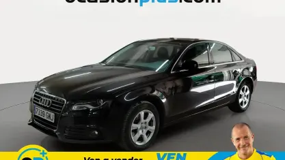 Usado Audi A4 143 CV (105 kW) 2009 Negro Berlina