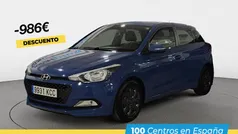 Azul Usado 2017 Hyundai i20 Berlina | 9700 € (Precio justo)