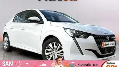 Usado Peugeot 208 Active 100 CV (73 kW) 2021 Gris Utilitario