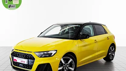 Begagnad Audi A1 Sportback Black Edition 110 HK (80 kW) 2022 Gul Halvkombi