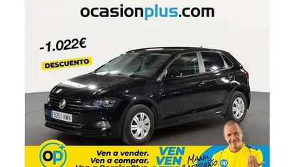 Usado VW Polo Edition 75 CV (55 kW) 2018 Negro Utilitario