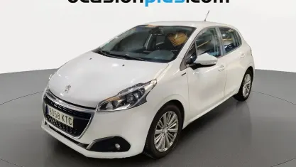 Usado Peugeot 208 Signature Sky 99 CV (72 kW) 2019 Blanco Utilitario