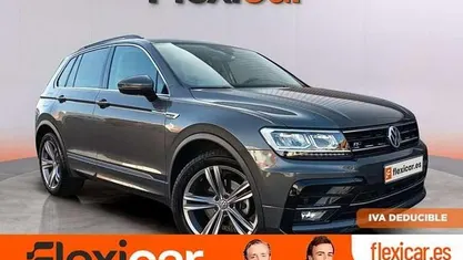 Usado VW Tiguan R-line 150 CV (110 kW) 2020 Gris SUV