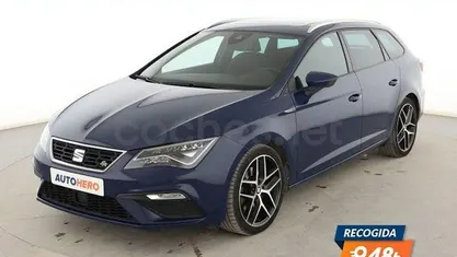 Usado Seat Leon FR 190 CV (139 kW) 2019 Azul Familiar
