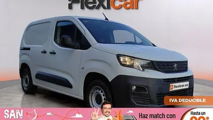 Usado Peugeot Partner S 102 CV (75 kW) 2019 Blanco Monovolumen
