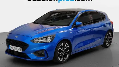 Usado Ford Focus ST-Line 125 CV (91 kW) 2018 Azul Utilitario