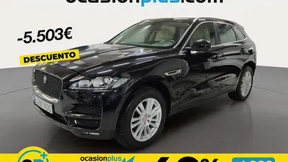 Usado Jaguar F-Pace Prestige 250 CV (183 kW) 2017 Negro SUV