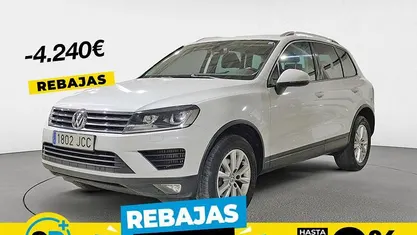 Blanco Usado 2015 VW Touareg Pure SUV | 19.990 € (Precio justo)