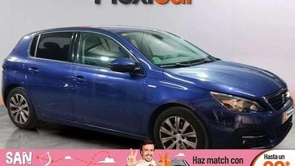 Usado Peugeot 308 Style 131 CV (96 kW) 2020 Azul Utilitario