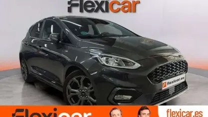 Usado Ford Fiesta ST-Line 101 HP (74 kW) 2018 Cinzento Citadino