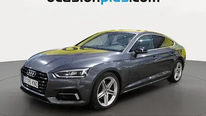 Usado Audi A5 Sportback S-Line 150 CV (110 kW) 2018 Gris Utilitario