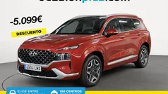 Rojo Usado 2021 Hyundai Santa Fe Style SUV | 33.980 € (Precio justo)