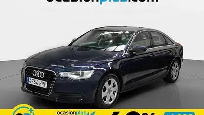 Usado Audi A6 177 CV (130 kW) 2013 Azul Berlina