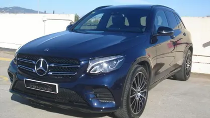 Usado Mercedes GLC250 204 CV (150 kW) 2017 Azul SUV