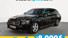 Negro Usado 2017 Mercedes E220 Familiar | 24.200 € (Precio justo)