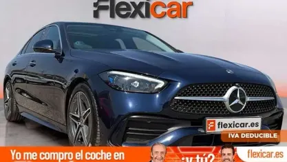 Usado Mercedes C220 200 CV (147 kW) 2022 Azul Berlina