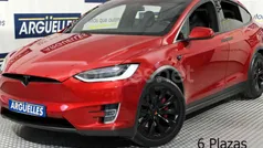 Rojo Usado 2018 Tesla Model X SUV | 41.750 € (Precio justo)
