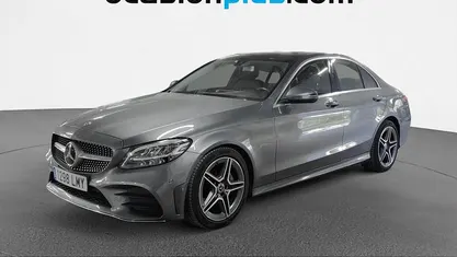 Usado Mercedes C200 AMG 184 CV (135 kW) 2021 Gris Berlina