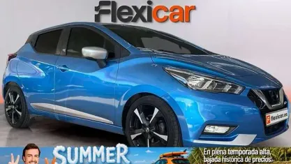 Usado Nissan Micra S 90 CV (66 kW) 2017 Azul Utilitario