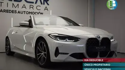 Usado BMW 420 M Performance 190 CV (139 kW) 2022 Blanco Descapotable