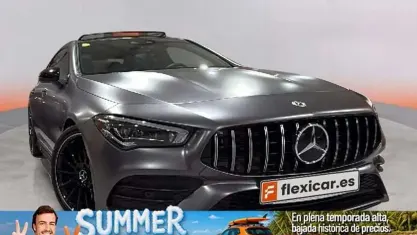 Usado Mercedes CLA200 150 CV (110 kW) 2020 Gris Coupe