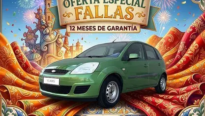 Usado Ford Fiesta Futura 68 CV (50 kW) 2008 Verde Utilitario