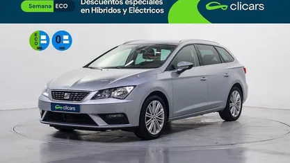Usado Seat Leon XCELLENCE 130 CV (95 kW) 2020 Gris Familiar