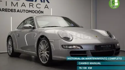 Usado Porsche 911 Carrera S 355 CV (261 kW) 2006 Gris / plata Coupe