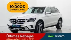 Blanco Usado 2021 Mercedes GLC220 SUV | 34.990 € (Buen precio)