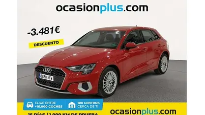 Rojo Usado 2023 Audi A3 Sportback Advanced Utilitario | 21.264 € (Super precio)