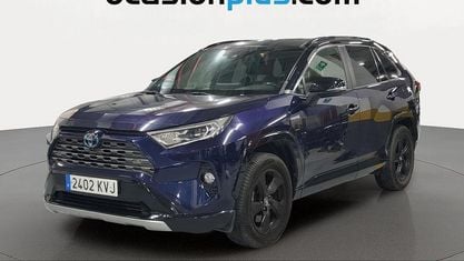 Brugt Toyota RAV4 Hybrid 218 HK (160 kW) 2019 Blå SUV